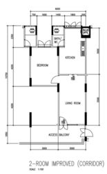 Blk 534 Bedok North Street 3 (Bedok), HDB 2 Rooms #630556181